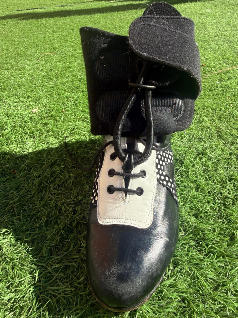 zapato de flamenco adaptado ortopedia
