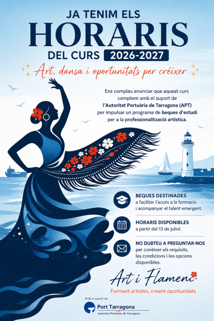 Beca de baile tarragona autoritat portuaria de tarragona escuela de flamenco